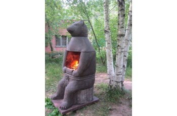Печь-Барбекю №17 (Медведь)